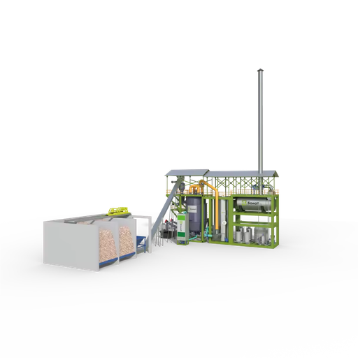 Heat Biomass Boiler Wood Gasifier Biochar Making Machine Wood Chips Gasification Heating System Heating Equipment