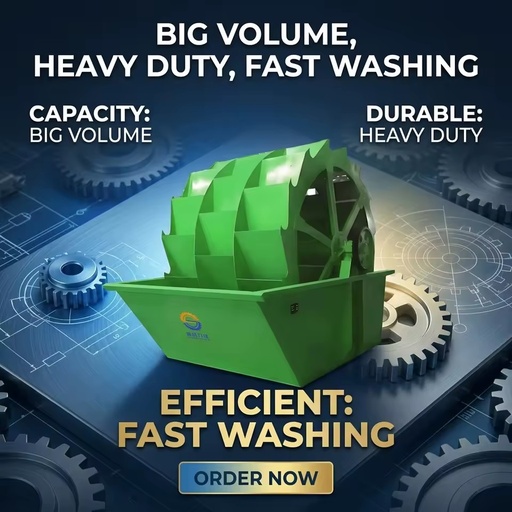 SHANGPIN Manufacturer Wholesale OEM High Efficiency Wheel Sand Washer Machine Sand Washing Plant Mining Machinery