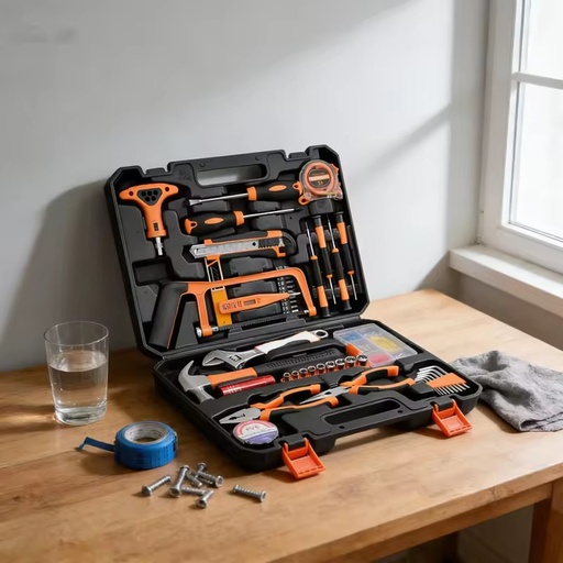 46 Portable Auto Repair Household Hand Tool Set Universal Hardware Combination Kit Hard Case Aluminium Customizable OEM Support