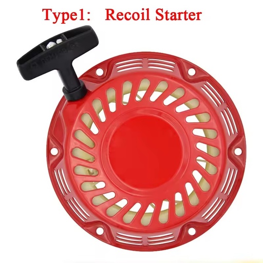 Heavy Duty Plastic Recoil Starter Kit Fits 168F/170F Gasoline Generator Engines Complete Assembly Sleeve Screws Spare