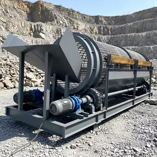 Hot-selling Industrial High Capacity Bearing Ore Rotary Screen Soil & Compost Screening Machine