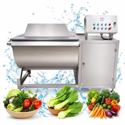 Multifunctional Tipping Vortex Fruit Vegetable Cleaner Meat Fish Washer with Vortex Cleaning System