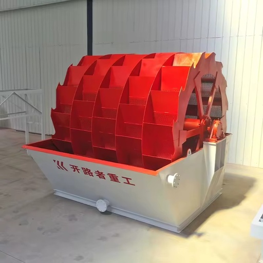Large Wheel Sand Washing Machine with Pump 20-180t/h Capacity AC Motor for River Sand Gravel Processing