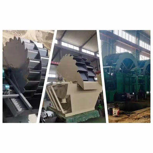 SHANGPINKEJI Sand Washer Wheel 80-100t/h Capacity Carbon Steel Body Stepper Motor ISO CE Certified