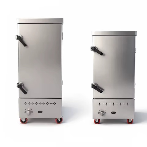 High Quality Industrial Gas 12 Tray Food Steamer Stainless Steel Rice Steamer Machine for Central Kitchen