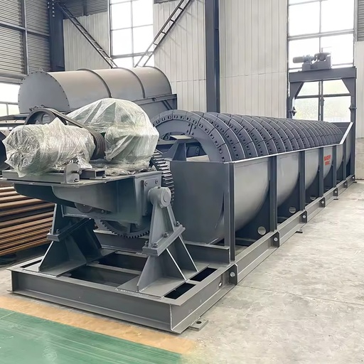 New Linear Double Spiral Screw Sand Washer Ore Processing Machine with Motor 220V/380V 920-1500mm Screw Diameter