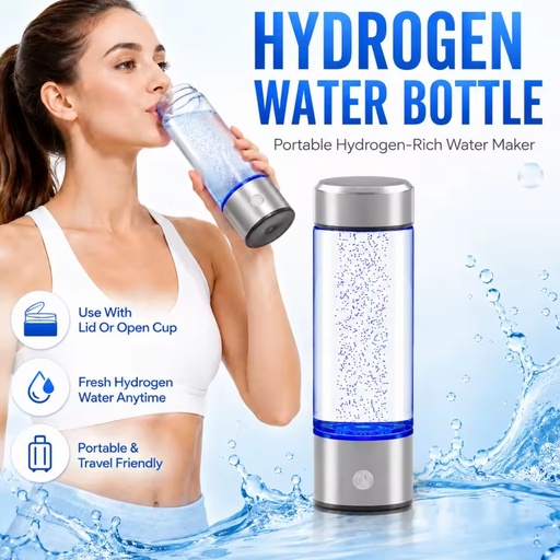 Portable 440ml Electric Hydrogen Rich Water Generator Bottle Hydrogen-Rich Water Cup Thermos Bottle Hydrogen Water Bottle