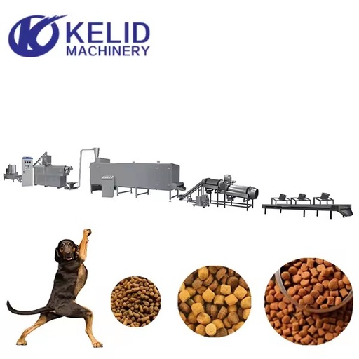 New High Output Customized Dog Food Making Machine Industrial High Efficiency Full Automatic Pet Food Production Line