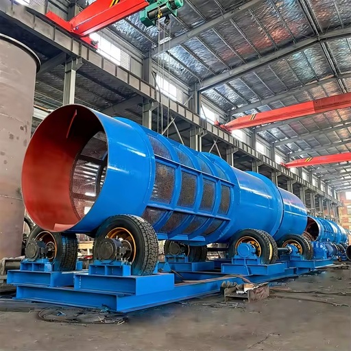 High-efficiency Drum Stone Washer 200t/h Suitable for Granite and Limestone Aggregate Sand Washing