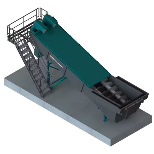 Screw Sand Washing Machine High Capacity 25-45t/h AC Motor Pump with Screening & Separation Functions 2 Years Warranty
