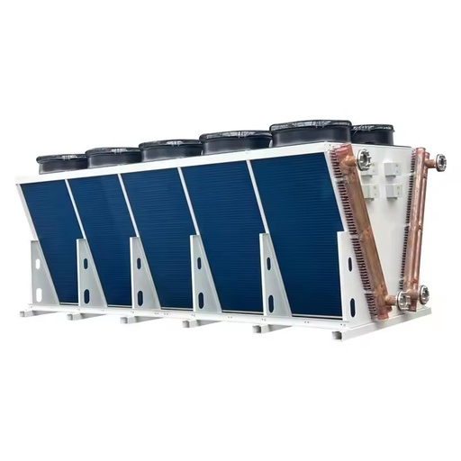 Adiabatic Cooler Axial Fan Sanyo Screw Compressor Dry Cooler High Heat Transfer Efficiency Low Maintenance Cost Power Plant