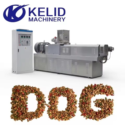 0.1-1T/h Large Capacity Easy Operation Industrial Customized Pet Food Production Line Dog Food Extruder Cat Food Making Machine