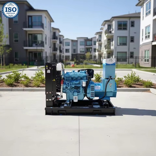 Weichai 30KW 37.5KVA Single Phase Open Frame Diesel Generator Water Cooled Engine 24V DC Start 50/60Hz for Residential