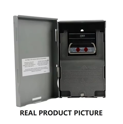 Fused Non-Fused HVAC Enclosure Circuit Breaker Controller Motor Starter AC Disconnect Pull Out 1 Pos Slide Isolator Box Switch