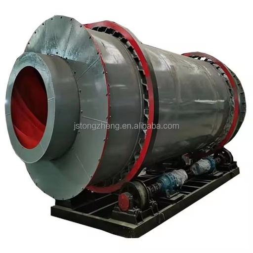 Electric 3-Pass Sand Gravel Rotary Drum Dryer Construction Aggregate Mineral Sand Drying System Production Line Food Application