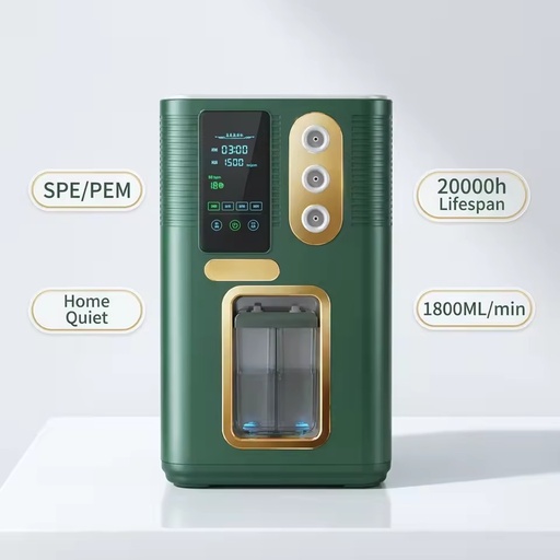 Water Generator 3000ml Inhalation Machine Pulse Mode 2x Gas Flow for Home Clinic Spa Salon Use