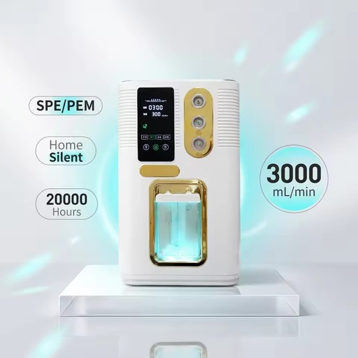 Water Generator 3000ml Home Use Rich Water Maker Energy Saving Silent SPE PEM Electrolysis Machine