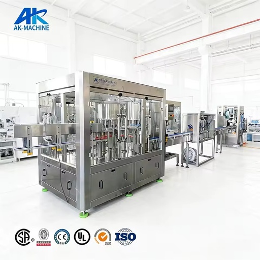 AK-MACHINE Automatic Mineral Water Filling Machine-High Precision Energy Saving New Beverage Production Equipment