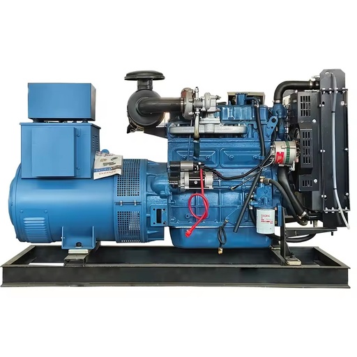 Open Frame Diesel Generator Set With Brushless Synchronous Alternator For Clean Stable Industrial Power Output