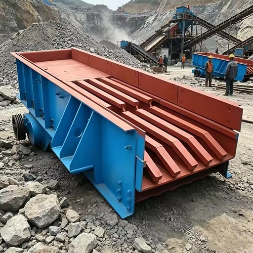 HigH Performance Mining Machinery ZSW Vibrating Feeder Stone Crushing Production Line