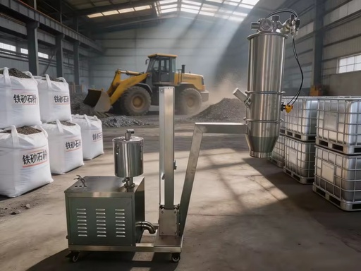 Heavy Duty Ore Powder Pneumatic Conveyor System Mining Vacuum Feeder Automatic Metallurgical Mineral Material Transfer New