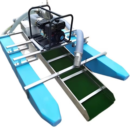Portable Mini Gold Mining Excavator Small Exploration Equipment Essential Mining Feeder Boat Small Gold Prospecting Equipment