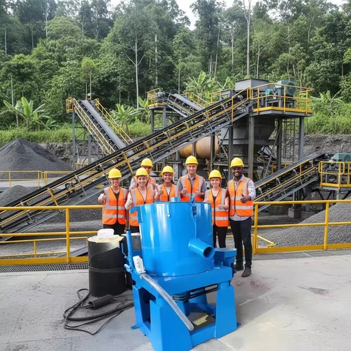 High-Yield STL60 Centrifugal Gold Concentrator with Motor High Efficiency Low Energy Brand Gold Panning Centrifuge