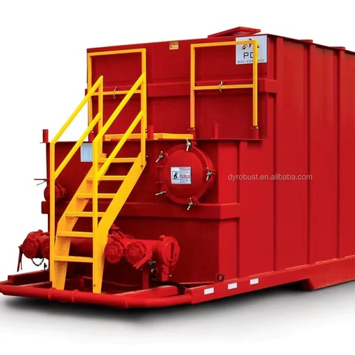 New Solid Control Equipment Oil Drilling Mud Tank with Core Components Motor Engine Bearing Gear Pressure Vessel PLC