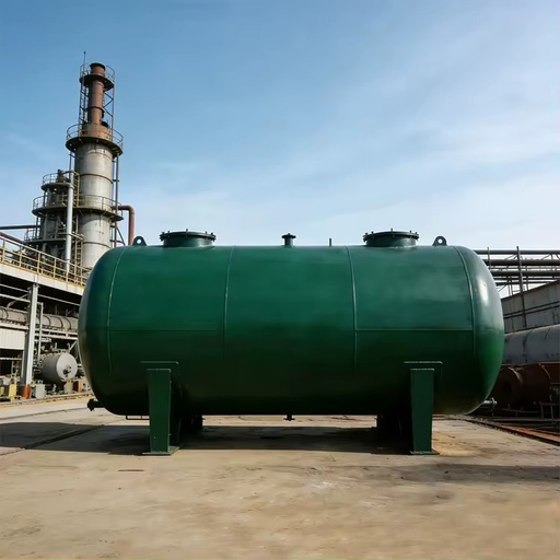10000 Literes Underground Fuel Oil Tank for Petrol Station Use Double Wall Anti-Corrosion Steel Fiberglass Pressure Vessel Long