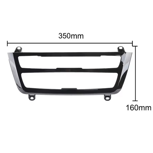 For BMW F35 Body Parts Carbon Fiber Interior Dashboard Radio Panel Central Control Panel Strip for F30