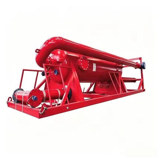 Horizontal Mud Gas Separator | Oilfield Drilling Liquid Gas Separator Skid Mounted