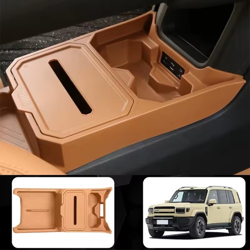 Dedicated for Chery ICAR V27 Central Control Storage Box Water Cup Tissue Storage Box V27 Accessories