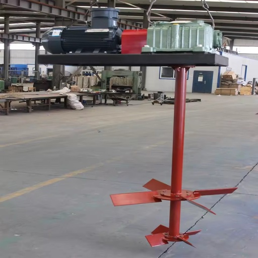 High-Efficiency High Quality Motor-Driven Double-layer Paddle Mud Mixer for Oilfield Drilling Customizable Voltage Gear 500L