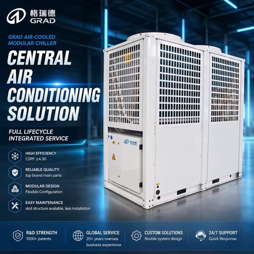 Industrial Low Temperature EVI Chiller Air Source Heat Pump for Harsh Climates