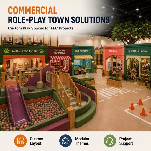 Animal Rescue Indoor Play Area Chocolate Weather Ball Pit Interactive Discovery Center Shopping Mall FEC Project