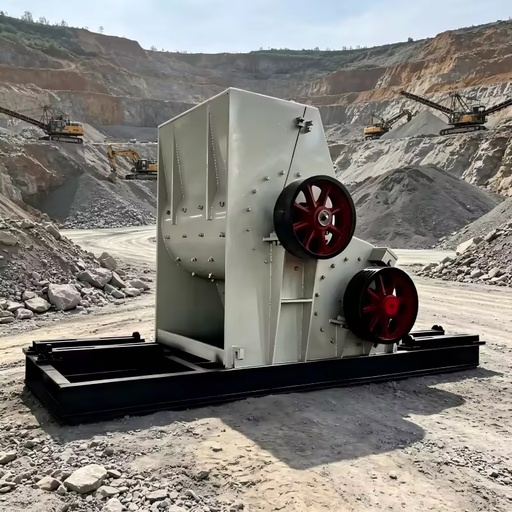 Mining-Grade Two-Stage Hammer Mill PLC Controlled for Stone Crushing High AC Motor Max.100t/h Capacity Industrial Waste Slag