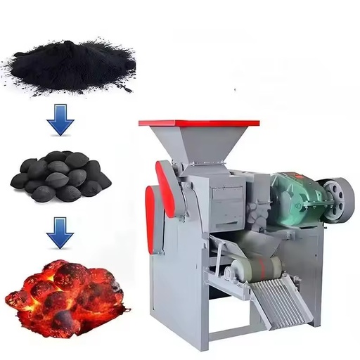 Automatic Charcoal Briquette Molding Machine Ball Briquette Press with Engine Core for Breeze/Coal Briquettes