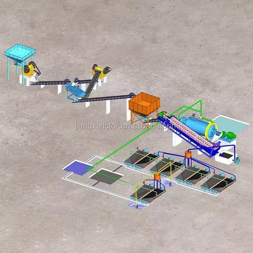 10tph 50tph 100tph 200tph Gold Gravity Hard Rock Mining Separation Line Grinding Mill Gold Processing Plant