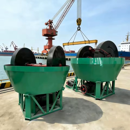 1200 Model Automatic Wet Pan Mill for Gold Mining | High Recovery Gold Powder Grinding Machine