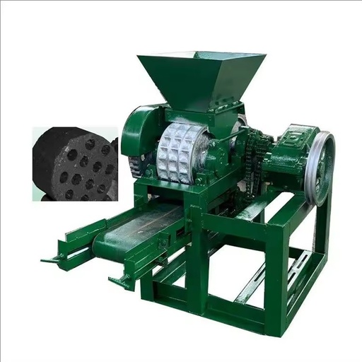 High Quality Widely Used Engine-Driven Biomass Charcoal Briquette Making Machine with Hydraulic Piston Press and 1000kg Capacity