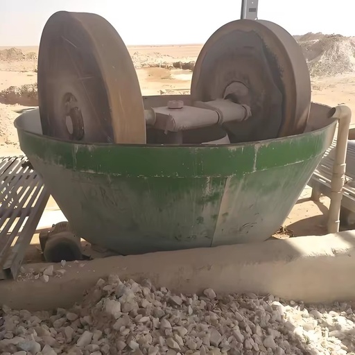 1-3Tons Per Hour KLD Brand Gold Milling Machine Gold Stamp Round Mill/ Gold Ore Grinding Mill/ Wet Pan Mill AC Motor for Gold