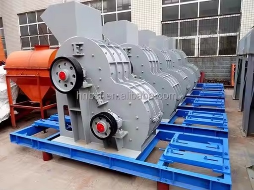 Screenless Double Stage Hammer Mill Durable Rock Breaking Equipment Sold to South America