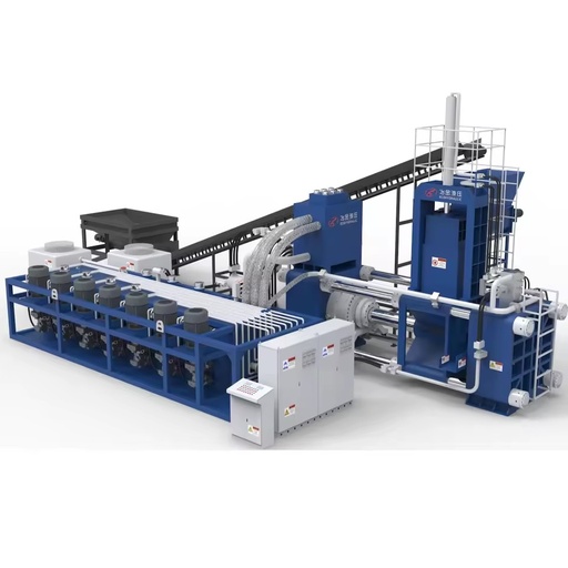 Horizontal 1250ton Steel Iron Metal Chips Briquette Machine