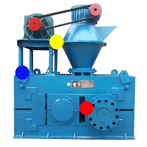 Industrial Automatic Roller Briquetting Machine Nickel Smelter Steel Mill Dust Sludge Fly Ash 10t/h Capacity 380V