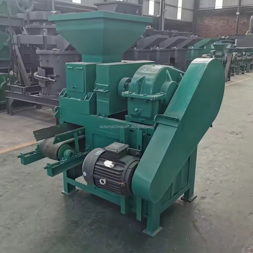 Low Power Cost Double Twinroller Pillow Oval Egg Shape Charcoal Coal Briquette Machine Carbon Ball Press Machine Price