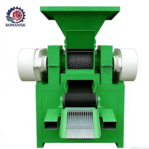 Low Power Cost Sawdust Briquette Machine High Efficiency 260-350kg/h Capacity Oval Shape PLC Core Press Machine