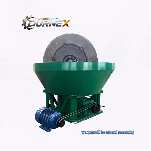Wet pan mill High grinding and gold extraction efficiency, High recovery rate of precious metals, Low investment, Quick returns