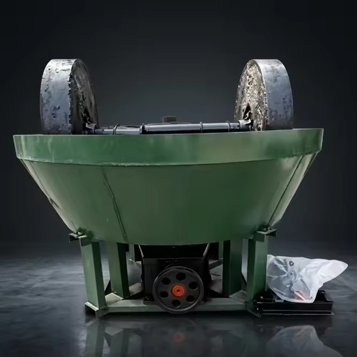 Factory Direct Water Based No Dust Output Energy Saving Rock Ore Grinding Wet Pan Mill for Gold Mining Safe Processing
