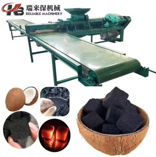 Charcoal Making Machine Smoke-Free Coal Production Line with Core Motor Briquetting Molding Machine