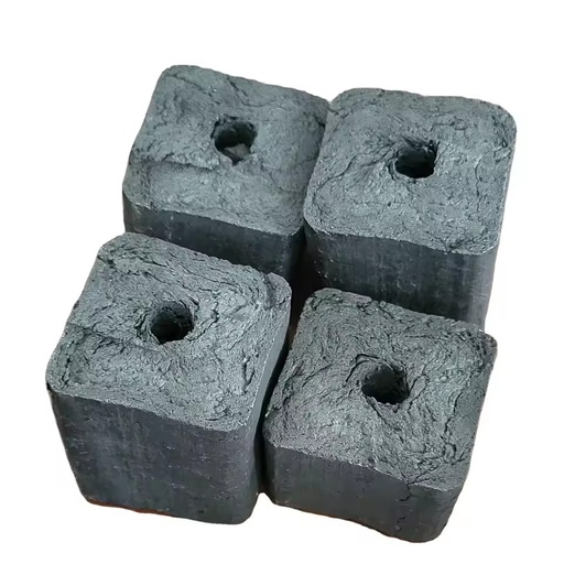Factory Top Sale Pure Natural Bamboo Charcoal Briquette Machine-Made Charcoal 4-6 Hours Burning Time 83-89% Fix Carbon